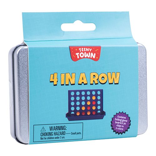 Teeny Town - Connect 4 In a Row Game in Travel Tin