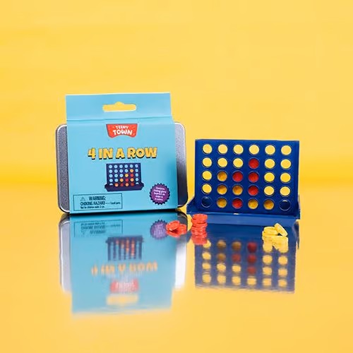 Teeny Town - Connect 4 In a Row Game in Travel Tin