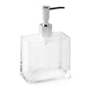 Curved Rectangular Acrylic Soap Dispenser