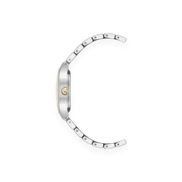 Everyday Cushion Metal Bracelet Watch - Two-Tone