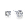 Lafonn 4 Prong Stud Earrings | Silver | Choose Your Size