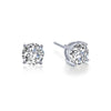 Lafonn 4 Prong Stud Earrings | Silver | Choose Your Size