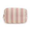 Pastel Pink And Ivory Soft Terry Makeup Bag