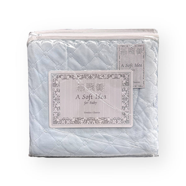 Nanas Single Face Quilted Plush Baby Blanket