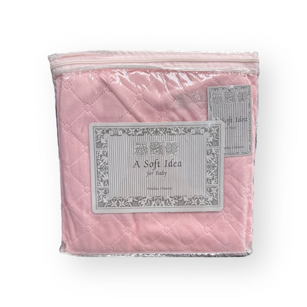 Nanas Single Face Quilted Plush Baby Blanket