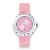 Carat Watch Diamond Shaped Watch With Leather Band - Pink