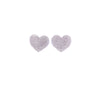 Pave Heart Earrings