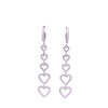 Falling open Heart CZ Earrings Itsallagift