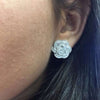 Italian CZ Baguette Flower Earrings - 3 Color Options Itsallagift