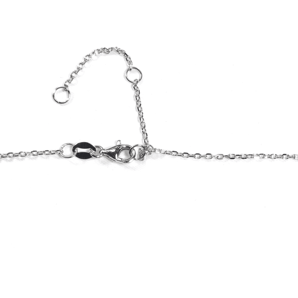 Small CZ Flower With Mother Of Pearl Flower Necklace Itsallagift