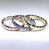 Set Of Tricolor Rings With Hexagon Shape Itsallagift