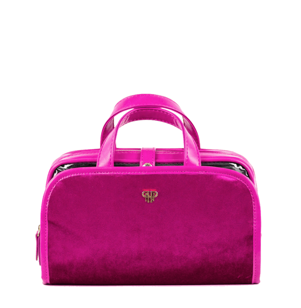 PurseN Getaway Velvet Travel Case Fuchsia Itsallagift