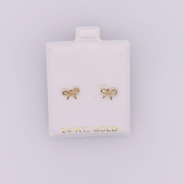 Small Gold Bow Earrings Itsallagift