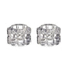 Diamante Crystal Tealight and Candle Holder Votive - Set of 2