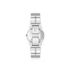 Faceted Crystal Bezel Watch - Silver-tone