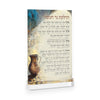 Artscroll Artwork Chanukah Brachos Card - Jerusalem Jug