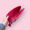 Poppin' Pink Large Zipper Travel Pouch