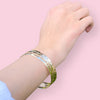 Gold Filled Syrian Style Hammered Bangle - Teen / Adult
