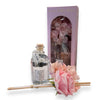 120ml Fragrance Diffuser With Artificial Flowers & Fiber Sticks - Silk Blossom