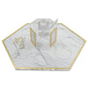 Honey Dish With Simanim Tray on Lazy-Susan