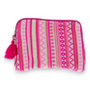 Poppin' Pink Large Zipper Travel Pouch