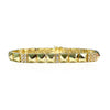 Gold Plated Valentino Style Bracelet with CZ Stones