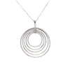 Classic Round CZ Pendant Necklace