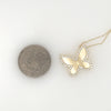 Offset Butterfly Necklace