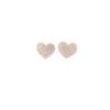 Pave Heart Earrings