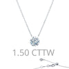 LAFONN Frameless Solitaire Necklace Itsallagift