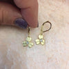 Matte Gold Flower Earrings Gold Itsallagift