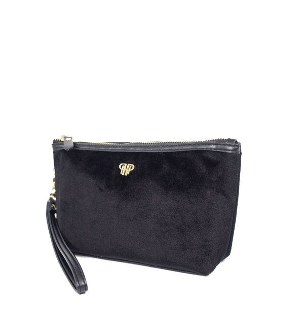 PurseN Getaway Velvet Wristlet Makeup Bag - 3 Colors Available! Itsallagift