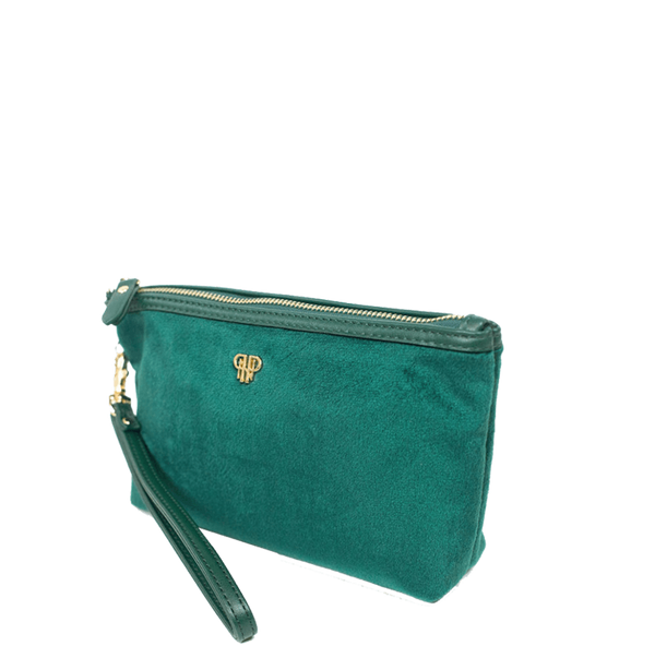 PurseN Getaway Velvet Wristlet Makeup Bag - 3 Colors Available! Itsallagift