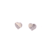 Small Heart Earrings With CZ Stones Itsallagift