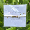 Teachers And Friends 'Thank You' Bracelet 3 Gold Flowers Itsallagift